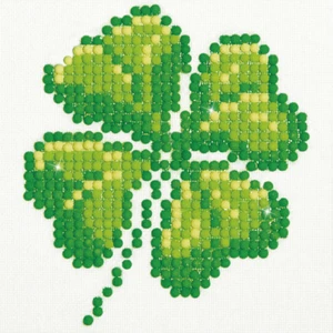 Diamond Dotz Diamond Painting Kit: Four Leaf Clover - Picture 1 of 1