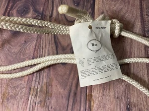 Large Horse White Style Rope Halter - Picture 1 of 12