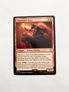 Flamerush Rider NM Commander: The Lord of the Rings: Tales of Middle-Earth mtg - Picture 1 of 2