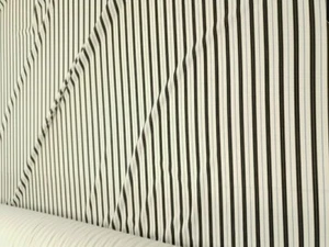 amazing quality stripe blue line scuba crepe fabric - Picture 1 of 6