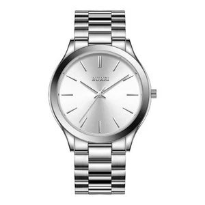 BUREI Men Watches Fashion Analog Stainless Steel Quartz Waterproof Watches fo... - Picture 1 of 7
