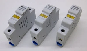 Gould USM1I UltraSafe Fuse Holder w/ Indicator, 1-Pole, 600V, 30A, Lot of 3 - Picture 1 of 8