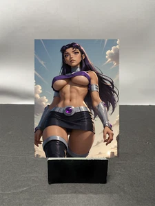 Blackfire Teen Titans Waifu Anime Custom Art Trading Card NSFW AVAILABLE W6448 - Picture 1 of 2