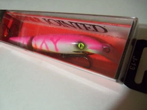 1 Rapala Jointed Minnow Lure J13 VIPER Custom Pink Ice GLOW NIP - Picture 1 of 7