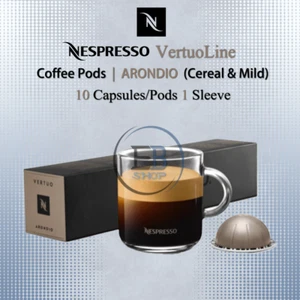 NESPRESSO Coffee Pods Vertuo Line 10 Capsules 1 Sleeve ARONDIO (Cereal & Mild) - Picture 1 of 2