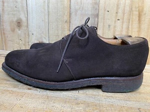 Joseph Cheaney MARLOW Brown Suede made in England Derby Sz- UK 8.5 || US 9.5 - Picture 1 of 10