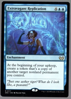 Extravagant Replication 0117 Non Foil Rare Duskmourn MTG Near Mint - Image 1 of 2