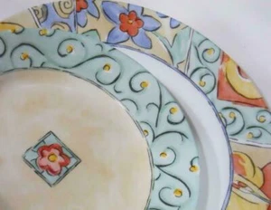 ❤️ 1 Corelle WATERCOLORS Choose: 8 1/2 LUNCH or 10 3/4 DINNER PLATE Floral Fruit - Picture 1 of 6