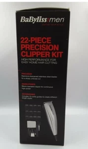 BABYLISS MEN HAIR TRIMMER CLIPPER Precision 22 Piece Corded Hair Clipper Set - Picture 1 of 5
