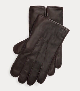 Polo Ralph Lauren Insulated Sheepskin Leather Touchscreen Men's Gloves Large