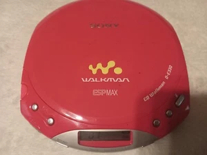 Sony D-E330 ESPMAX Portable Walkman CD Player Pink Powers On But Defective - Picture 1 of 7