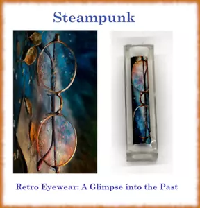 Retro Eyewear Steampunk Pen Blank: A Glimpse into the Past - Picture 1 of 2