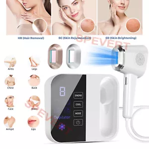 3IN1 OPT Laser Hair Removal Device Permanent, At Home IPL Hair Removal w/Cooling - Picture 1 of 19