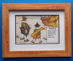 GOLF PRINT COMICAL - Q - Picture 1 of 3