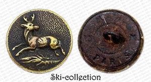 Bouton de vénerie- Équipage Leduc à Monsieur Leduc (1841-1870) France. 23 mm - Picture 1 of 1