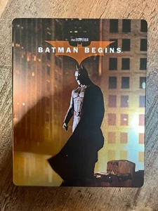 *DAMAGED* Batman Begins w. Steelbook (4K UHD + Blu-ray, EU Import, Region Free) - Picture 1 of 5