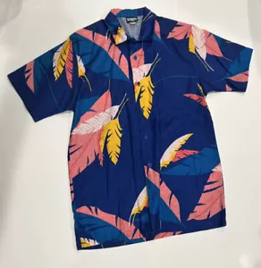 Camicia hawaiana Kudos ~ spiaggia Aloha isola tropicale piscina casual ~ uomo taglia small - Foto 1 di 4