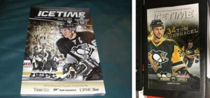SIDNEY CROSBY & TOM KUHNHACKL PITTSBURGH PENGUINS SPIELPROGRAMME LOT 2014 & 2016 - Bild 1 von 3
