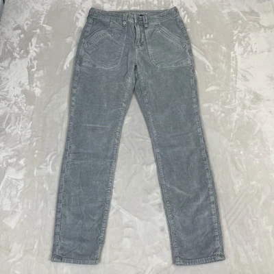 Pantalones American Eagle para mujer 6 grises clásicos ajustados pana elásticos Academia Foto 1 de 4