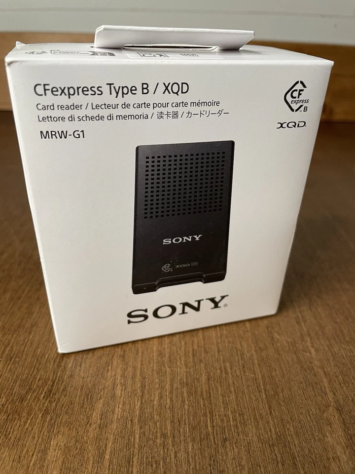 Sony MRW-G1 CFexpress Type B / XQD Memory Card Reader Black  Brand New Sealed - Image 1 of 4