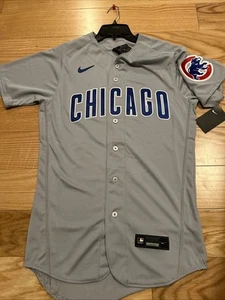 Nike MLB Chicago Cubs Player Issue Authentic Jersey 8900 Sz M 40 Men’s NWT Gray - Picture 1 of 10