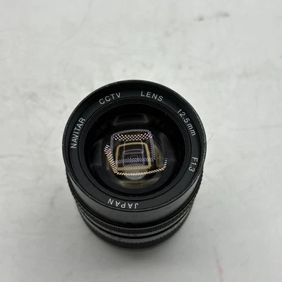 Navitar 12.5mm F1.3 CCTV Vintage Lens See Pics 30 Day Warranty - Image 1 of 4