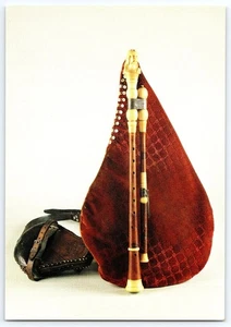 Vintage französische Cornemuse Cabrette Postkarte Aveyron 1928 Musikinstrument - Bild 1 von 2