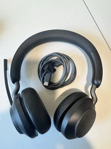 Jabra Evolve2 65 Stereo Wireless Headset - Includes UBS-C Cable & soft case - Photo 1/3