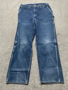 Vintage OshKosh B'Gosh Jeans Herren 36x31 Blau Denim Carpenter Workwear USA 90s - Bild 1 von 19