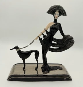Erté Symphony in Black Limited Edition Figur Sevenarts Porzellan - Bild 1 von 7