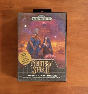 Phantasy Star II 2 (Sega Genesis) Good Condition - Tested & Ships Fast Free Ship - Image 1 of 4