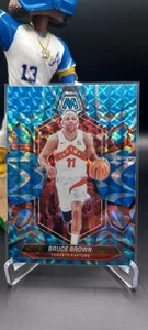 🔥Bruce Brown🔥Reactive Blue Mosaic Prizm🔥2023-24 Panini Mosaic #185 - Picture 1 of 2