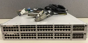 2 x Cisco Catalyst C9300 48-port PoE+, Network Essentials, + SFP-Module - Bild 1 von 4