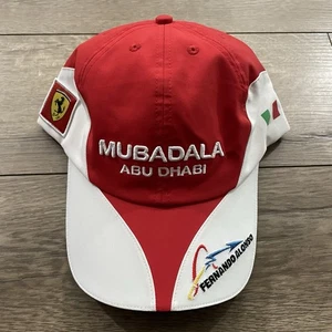 Fernando Alonso Puma Scuderia Ferrari F1 Racing Mubadala Cap Hat Adjustable New - Picture 1 of 2