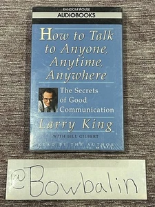 Larry King : How to Talk to Anyone Anytime Anywhere - AudioBook Cassette - New ! - Bild 1 von 4
