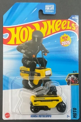 Hot Wheels HONDA MOTOCOMPO, Yellow, A-Case,  ** BOX SHIPPING ** - Image 1 of 4