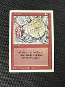 MTG Wheel Of Fortune Revised English Magic The Gathering LP - Picture 1 of 2