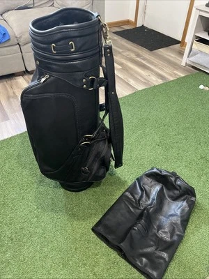 Bolsa de golf The Classics At Lely Resort Belding Sports de cuero vintage 6 vías Foto 1 de 4