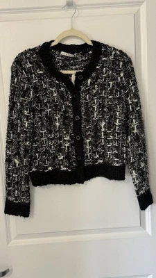 ALICE & OLIVIA women’s Scoop Neck Sweater / Cardigan Size Small New With Tags - Image 1 of 4