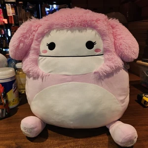 NUEVO CON Etiquetas 2021 Squishmallow 20" Brina Pink Bigfoot Yeti Peluche - Imagen 1 de 7