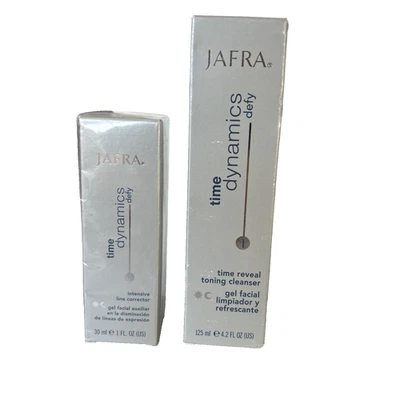 Jafra Time Dynamics Defy Time Reveal Toning Cleanser & Intensive Line Corrector - Image 1 of 4