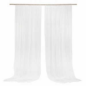 Ling's Moment Wrinkle-Free Wedding Backdrop Curtains 2 Panels 5ft x 10ft 50% - Picture 1 of 9