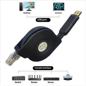 Flexible USB to RJ45 Console Cable PL2303 Serial Adapter for Router USB RJ45 - Picture 1 of 8