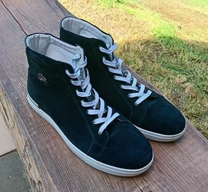 Badgley Mischka HERREN High Top Schwarz Wildleder Schuhe BA3092H Größe 12 US - Bild 1 von 8