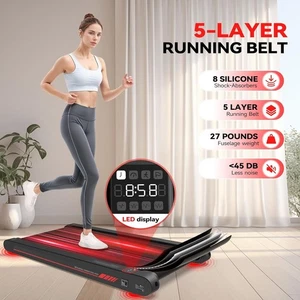 Sperax Walking Vibration Pad,Under Desk Treadmills for Home RM-01 - BLACK/RED - Picture 1 of 8