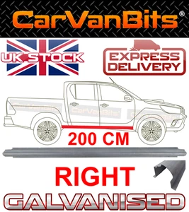 FOR TOYOTA HILUX MK8 2015- N110 N120 N130 SILL REPAIR BODY RUST PANEL RIGHT - Picture 1 of 5