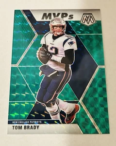 2020 Mosaic Green Prizm MVPs Tom Brady Patriots #298 - Bild 1 von 2