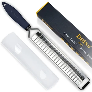 Deiss PRO Lemon Zester & Heavy Duty Cheese Grater & Vegetable Grater — Parmesan - Picture 1 of 9