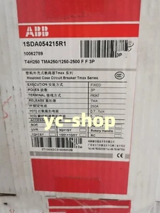 Nuevos disyuntores de caja moldeada ABB T4H250 TMA250/1250-2500 F F F 3PM envío rápido - Imagen 1 de 7