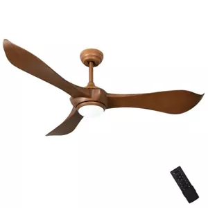 3-in-1 Indoor Modern Ceiling Led Fan 52" Living Room Bedroom With Remote Control - Picture 1 of 10
